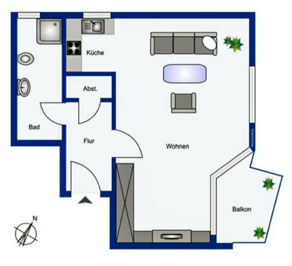 Apartment Am Denzenberg Tubingen Bagian luar foto